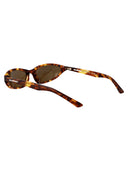 Balenciaga runde Sonnenbrille BB0402 S 003