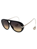 Bottega Veneta Geometrical Sunglasses Bv1273 S 010