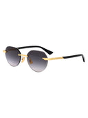 Bottega Veneta Round Sunglasses Bv1379 S 001