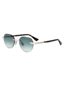 Bottega Veneta runde Sonnenbrille Bv1379 S 002
