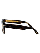 Okrągłe okulary przeciwsłoneczne Tom Ford Ft1201 52 E