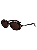 Tom Ford Oval Sunglasses Ft1186 52 E