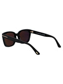Tom Ford vierkante zonnebrillen FT1216 01 A