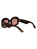 Tom Ford Squared Sunglasses Ft1219 52 Y