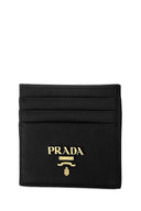 Prada Black Leather Card Holder