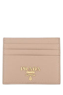 Prada pulverrosa skinnkortholder