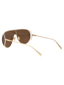 Salvatore Ferragamo Aviator Sunglasses Sf323 S 710