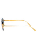 Linda Farrow Squared Sunglasses Lfl1476 C2 Sun C2