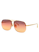 Linda Farrow Aviator Sunglasses Lfl1539 C4 Sun C4