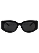 Casablanca Oval Sunglasses Ew 020 01 Black
