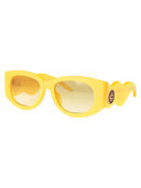 Casablanca Squared Sunglasses Ew 020 08 Yellow Gold
