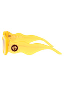 Casablanca Squared Sunglasses Ew 020 08 Yellow Gold