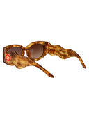 Casablanca Oval Sunglasses Ew 020 16 Havana