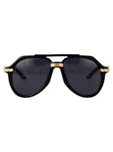 Casablanca Aviator Sunglasses Ew 023 01 Black