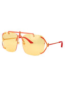 Casablanca Aviator Sunglasses Ew 026 01 M Yellow Red
