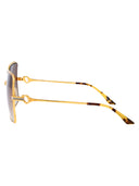 Casablanca Squared Sunglasses Ew 036 01 Gold Brown