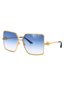 Casablanca Squared Sunglasses Ew 036 04 Gold Blue