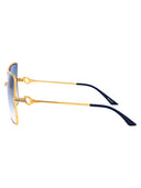 Casablanca Squared Sunglasses Ew 036 04 Gold Blue