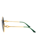 Casablanca Aviator Sunglasses Ew 037 02 M Gold Green