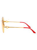 Casablanca Aviator Sunglasses Ew 037 03 M Gold Canary
