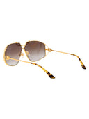 Casablanca Aviator Sunglasses Ew 043 01 M Gold Brown