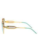 Casablanca Squared Sunglasses Ew 048 01 M Gold Mint