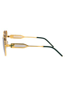 Casablanca Squared Sunglasses Ew 048 06 Gold Black