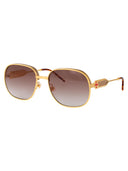 Casablanca Squared Sunglasses Pf24 Ew 048 03 M Gold Red