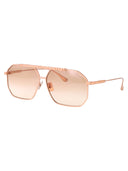 Anna Karin Karlsson Aviator Sunglasses Le Boss 2.0 Rose Gold