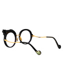 Anna Karin Karlsson Round Optical Rose et la Roue Opt Gold Black
