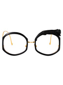 Anna Karin Karlsson Round Optical Rose et le Rêve Opt Gold Black
