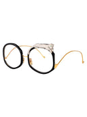 Anna Karin Karlsson Round Optical Rose Et Le Rêve Opt Gold Ice