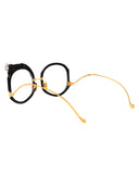 Anna Karin Karlsson Round Optical Rose Et Le Rêve Opt Gold Ice