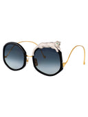 Anna Karin Karlsson Round Sunglasses Rose Et Le Rêve Sun Gold Ice