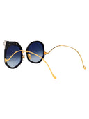 Anna Karin Karlsson Round Sunglasses Rose Et Le Rêve Sun Gold Ice