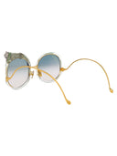 Anna Karin Karlsson Round Sunglasses Rose Et Le Rêve Sun Gold Jade