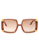 Anna Karin Karlsson Squared Sunglasses Strawberry Moon Caramel