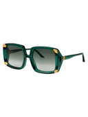 Anna Karin Karlsson Squared Sunglasses Strawberry Moon Emerald
