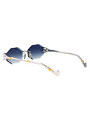 Anna Karin Karlsson Geometrical Sunglasses The Claw & The Nest 2.0 White Gold