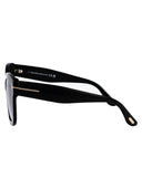 Tom Ford Geometryczne okulary przeciwsłoneczne FT0613 01 W
