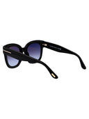 Tom Ford Geometryczne okulary przeciwsłoneczne FT0613 01 W
