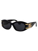 Dolce & Gabbana Ovale Sonnenbrille 0 DG4502 501/87