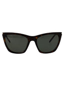 Saint Laurent Cat Eye Sonnenbrille SL 214 Kate Thin 002