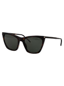 Saint Laurent Cat Eye Sonnenbrille SL 214 Kate Thin 002