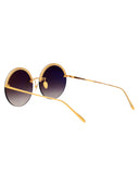 Linda Farrow Round Sunglasses Lfl1097 C1 Sun C1