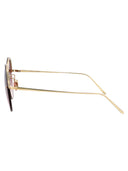 Linda Farrow Round Sunglasses Lfl1097 C5 Sun C5