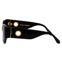 Linda Farrow Cat Eye Sunglasses Lfl1425 C1 Sun C1
