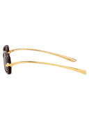 Bottega Veneta Rechteckige Sonnenbrille Bv1439 S 002