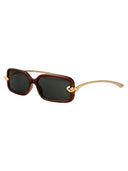 Bottega Veneta Rechteckige Sonnenbrille Bv1439 S 005