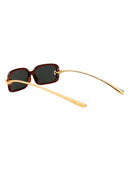 Bottega Veneta Rechteckige Sonnenbrille Bv1439 S 005